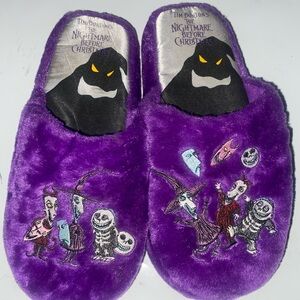 Disney Purple Nightmare Before Christmas Women's Slippers
